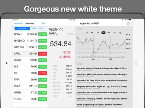 【免費財經App】Stock Market Pro: Stocks & Shares Portfolio Tracker-APP點子