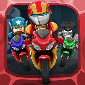 Comic Superhero Con-man Biker – Super Stunt of Steel Hero 2 Free Games LOGO-APP點子