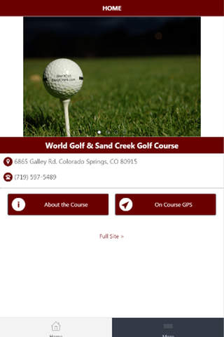 World Golf and Sand Creek Golf Course screenshot 3