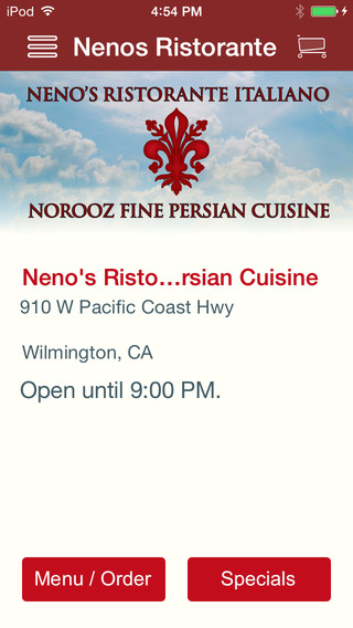 Neno's Ristorante Italiano Norooz Fine Persian Cuisine