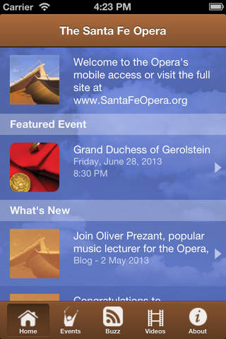 The Santa Fe Opera screenshot 2