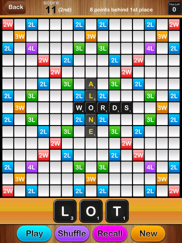 【免費遊戲App】Words Alone Lite - a Solitaire Word Game-APP點子