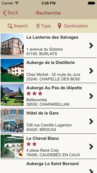 【免費旅遊App】Tables et Auberges de France-APP點子