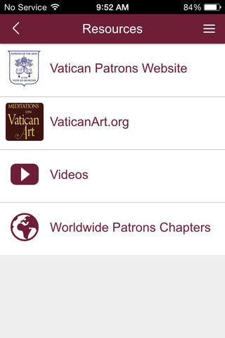 Patrons of Vatican Arts - Michigan screenshot 4