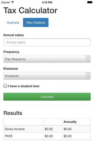 PAYE Calculator screenshot 2