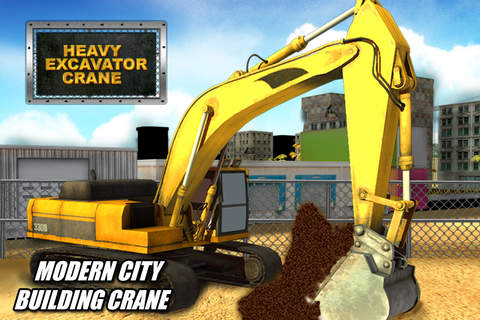 Heavy Excavator Crane 3D – Construction & Digging Machine Simulator Game for Modern City Building screenshot 4
