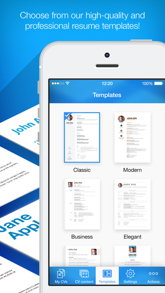 Resume Maker - 专业简历制作工具[iOS]丨反斗限免