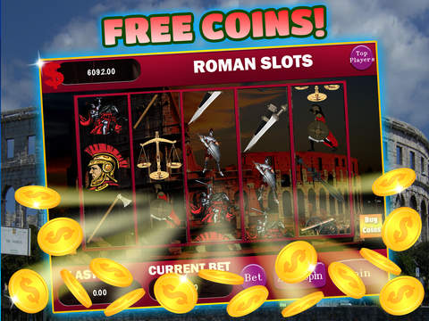 【免費遊戲App】Roman Slots - Ancient Empire Big Win Jackpot Casino Free-APP點子