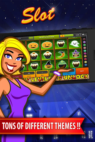 Aces Pumpkin Halloween Slots Free - New 777 Casino Of The Rich screenshot 3
