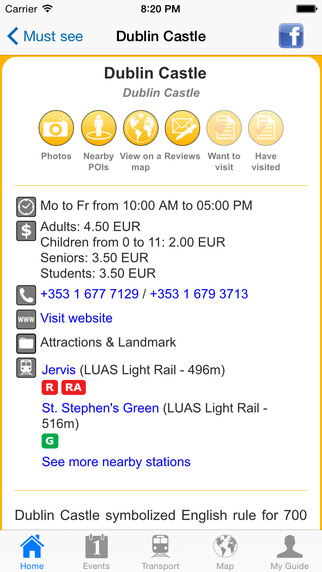 【免費旅遊App】Dublin Travel Guide Offline-APP點子