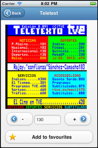 Teletext screenshot 3