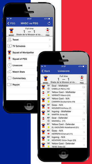 【免費運動App】French Football League 1 2014-2015-APP點子