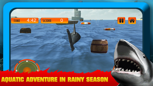 【免費遊戲App】Wild Shark Attack Simulator 3D-APP點子