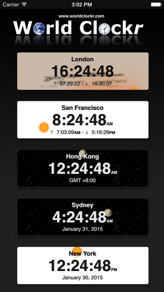 【免費旅遊App】World Clockr-APP點子
