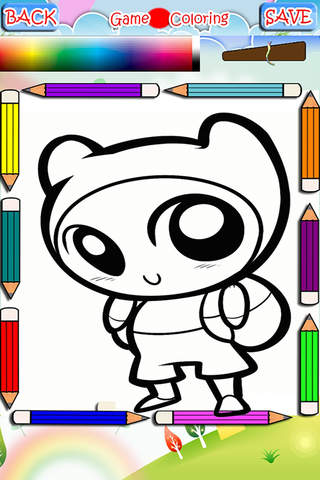Preschool Coloring For Adventure Time Version screenshot 2