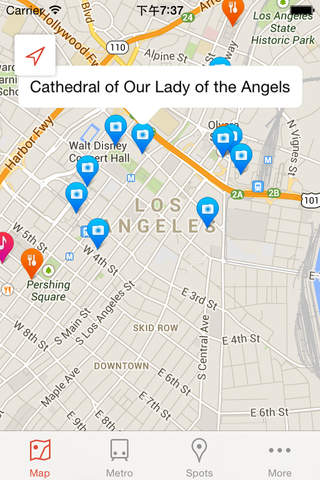 Los Angeles Offline Map (Metro Map, Offline GPS Support) screenshot 2