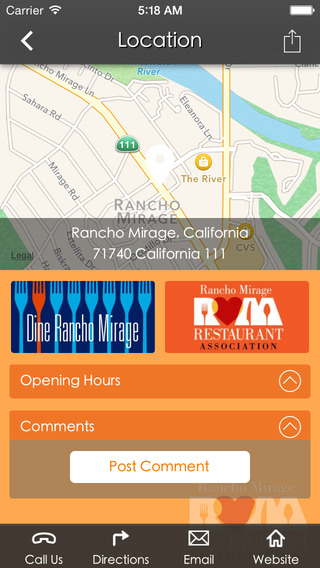 【免費商業App】Dine Rancho Mirage-APP點子