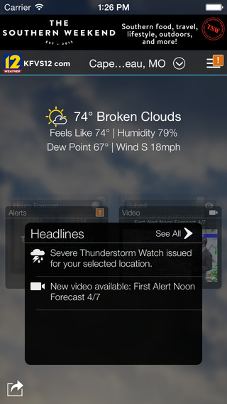 【免費天氣App】KFVS12 StormTeam Weather-APP點子