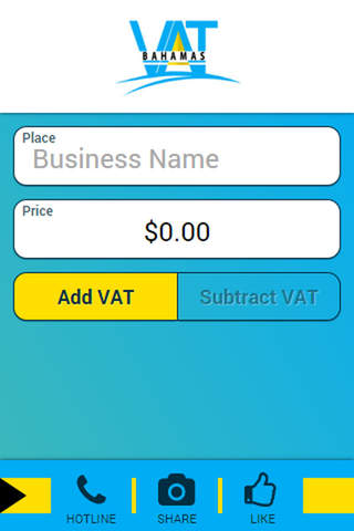 Bahamas VAT Calculator screenshot 2