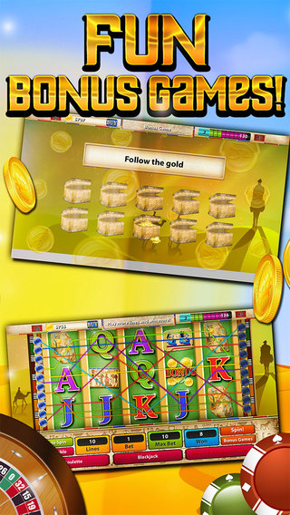 【免費遊戲App】Slots - Pyramid's Way (Magic Journey of Gold Casino Dash) - FREE-APP點子