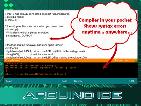 IDE for Arduino HD
