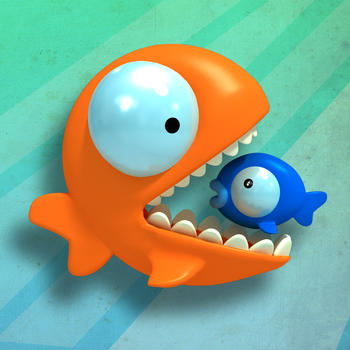 Ripple Munch - Big piranha eats the little fish, Big Jellies eats little piranha! LOGO-APP點子