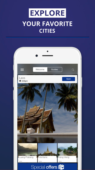 Laos - your travel guide with offline maps from tripwolf guide for sights tours and hotels in Luang 