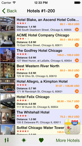 【免費旅遊App】Chicago Hotel-APP點子