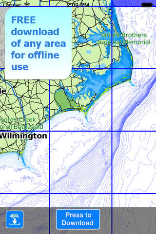 Aqua Map Virginia to Georgia - Nautical Charts from Chesapeake Bay to Jacksonville screenshot 4