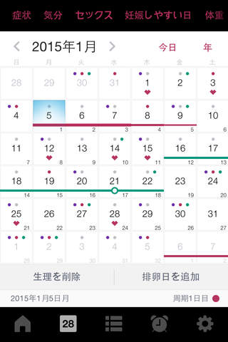 Life - Period Tracker Calendar screenshot 2