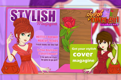 Stylish Cover Girl Makeover & Dress Up screenshot 2