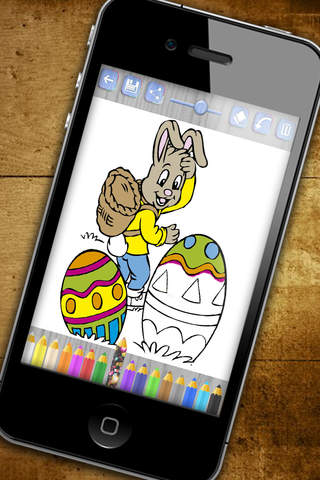 Pintar huevos mágico - libro para colorear en Pascua screenshot 3
