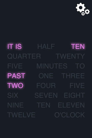 Text Clock screenshot 3