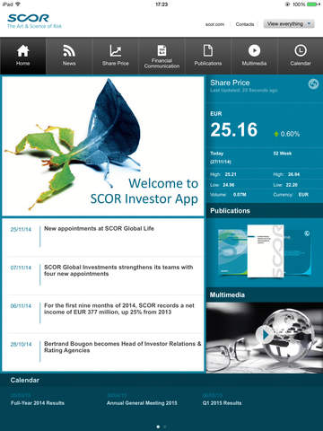 SCOR Investor Relations