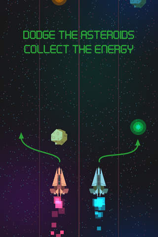 Asteroid Race - Dodge and Survive: Free and Addictive Retro Arcade Action Game screenshot 2