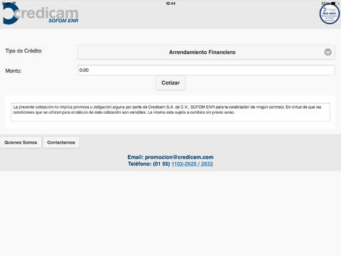 【免費財經App】Cotizador de Financiamiento Credicam-APP點子