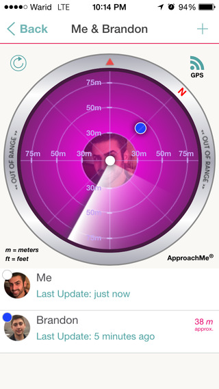 ApproachMe - Radar to Find Each Other Saved Locations