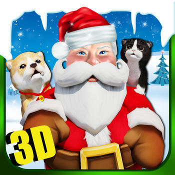 Pet Simulator 3D - Cute Cat and Little Dog Christmas Game to Play in Home Lawn with Santa LOGO-APP點子