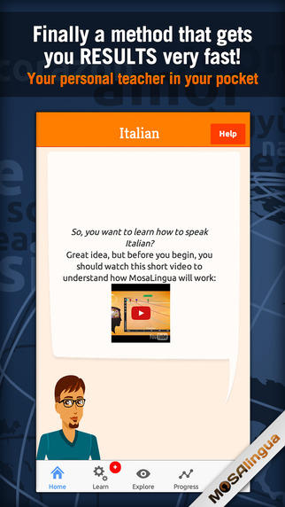 【免費教育App】Learn Italian quickly with SRS Memorization - MosaLingua-APP點子