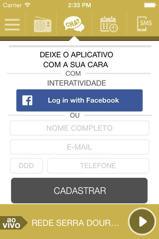 Rádio Serra Dourada São Simão screenshot 2