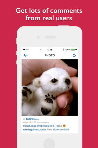 CommentHero - get real comments for Instagram screenshot 4