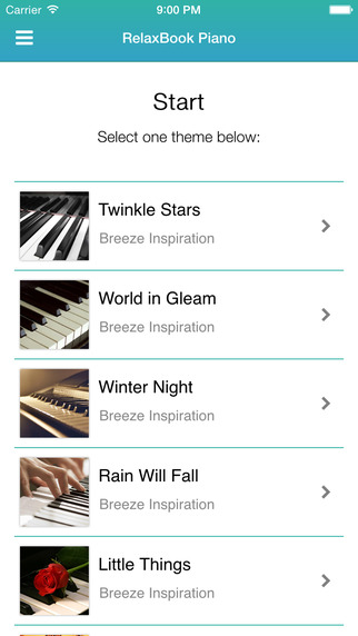 RelaxBook Piano - Sleep sounds for you to relax with piano calming melodies and more