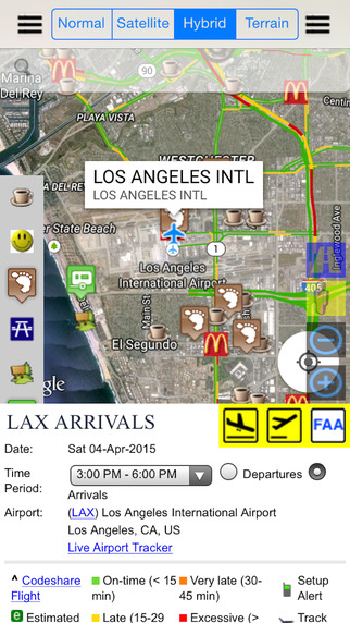 【免費旅遊App】FAA Airport Status Flight Schedule - Live Street Map View and Road Trip Finder-APP點子