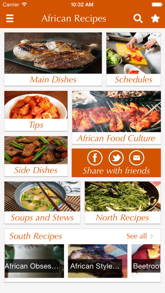African Food Recipes - best cooking tips ideas meal planner and popular dishes .