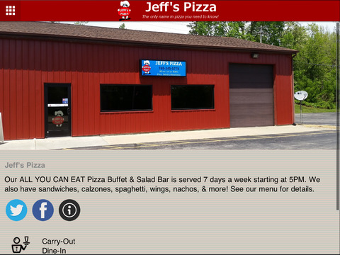 【免費生活App】Jeff's Pizza-APP點子