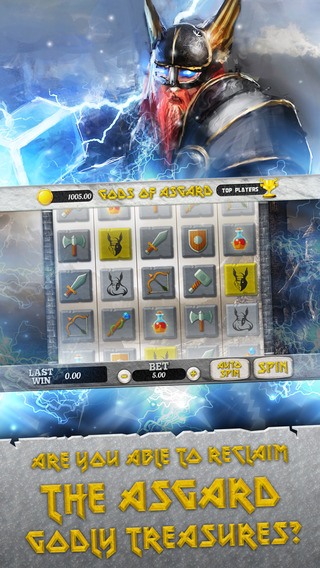 Gods of Asgard Slots 777 Wild Bonanza - Win Progressive Jackpot Journey Slot Machine