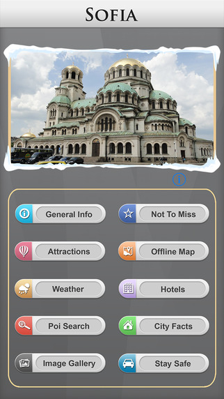 Sofia Offline Map City Guide