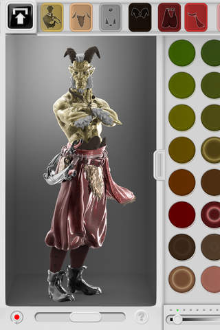 Figuromo Artist : Tiefling Warrior - Dungeons & Dragon 3D Fantasy Figure - Color Combine & Design Sculpture screenshot 4