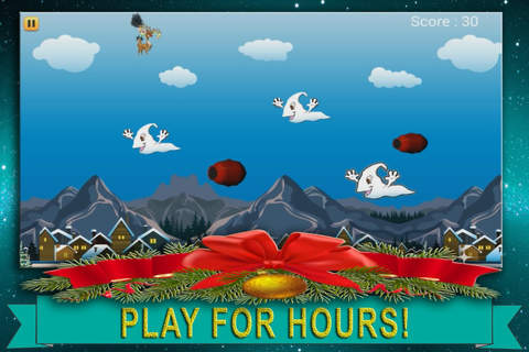 Aaaah! Flying Reindeer Turbo Icycle Flyer Frozen Jump screenshot 4