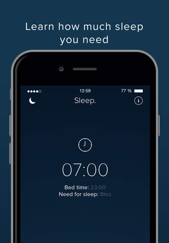 Sleep. by Bertrand - Reverse alarm clock & sleep tracker screenshot 4